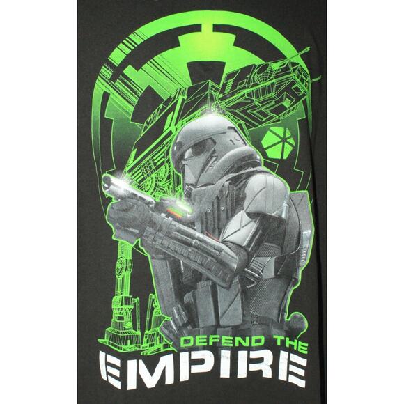BLEMISH - Rogue One Disney Star Wars Defend The Empire - Adult Large Shirt 2016 - Picture 3 of 6